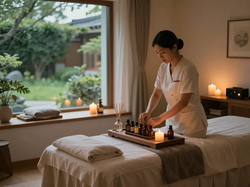 Experience a calming 서울출장마사지 at home with a soothing atmosphere and professional therapist.