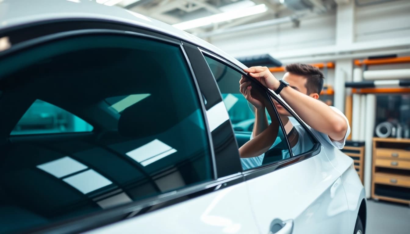 Enhance your vehicle's privacy with professional window tint near me service.