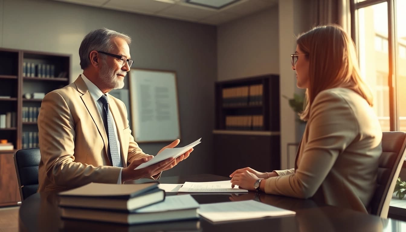 Consult with Dispute resolution lawyers Delhi in a professional office setting highlighting legal discussions.