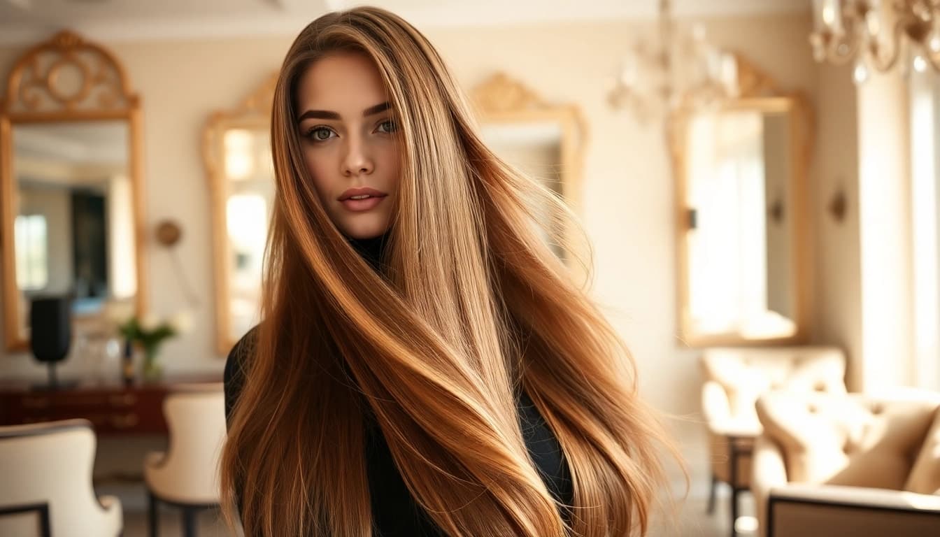 Transform your look with invisi edge clip in hair extensions blending seamlessly for natural beauty.