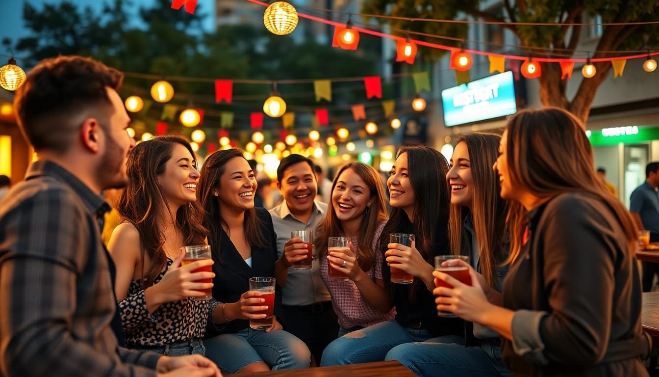 Explore why do we say on the lash at a social gathering, highlighting joy and friendship.