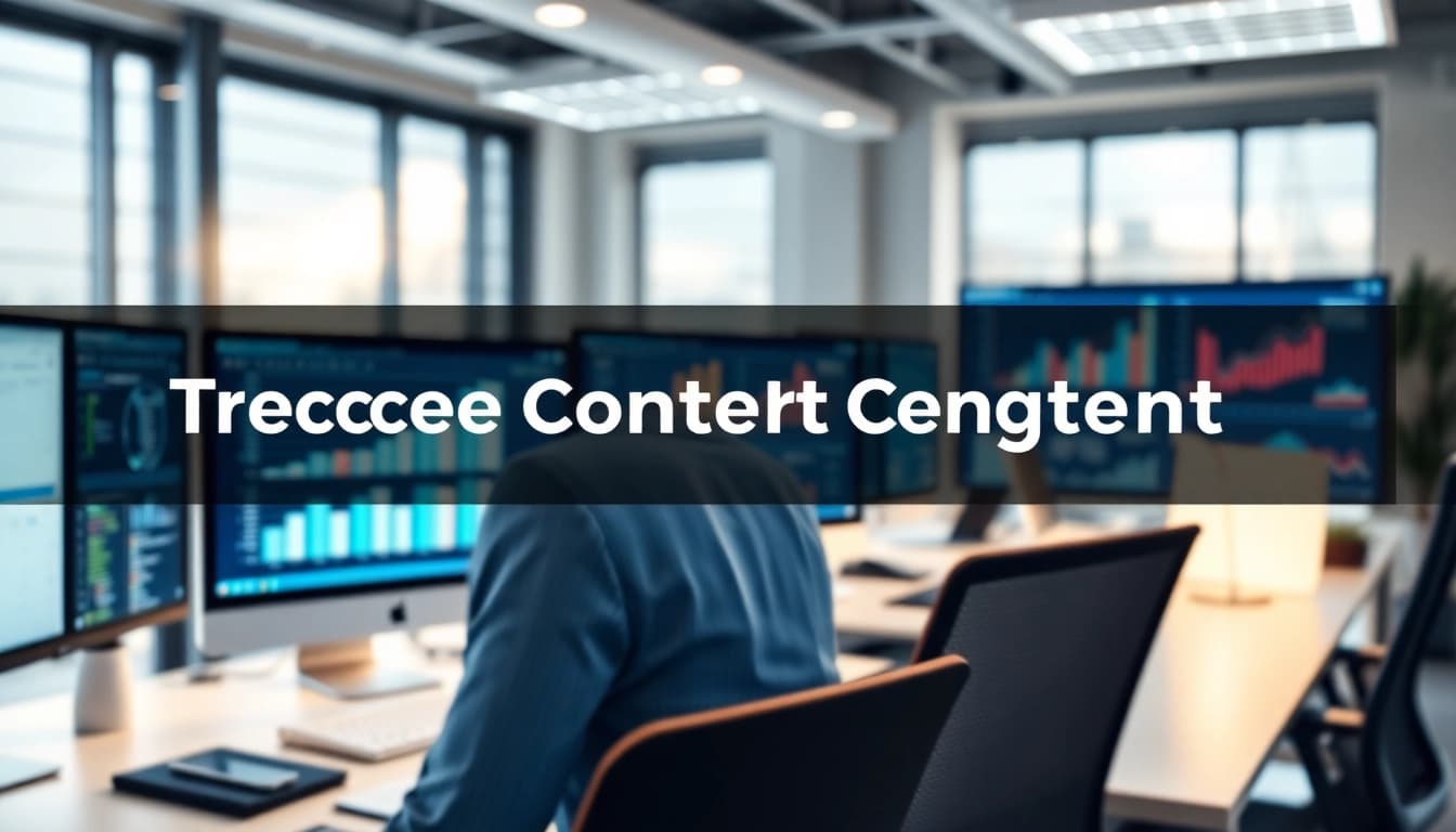 Visualizing how to track content engagement through dynamic graphs and metrics in a professional setting.