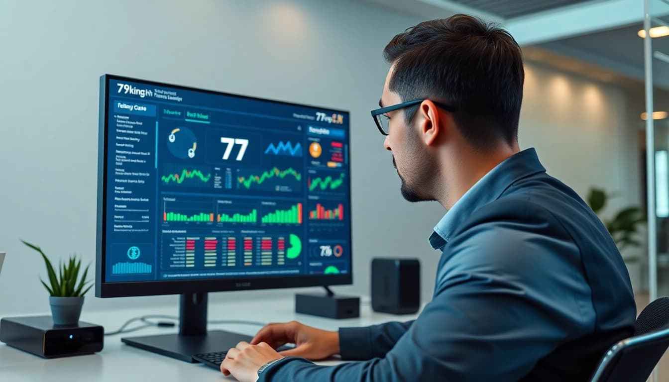 Современная финтех-сцена с демонстрацией доверенной онлайн-платформы финансы 79king hn в 2025 году