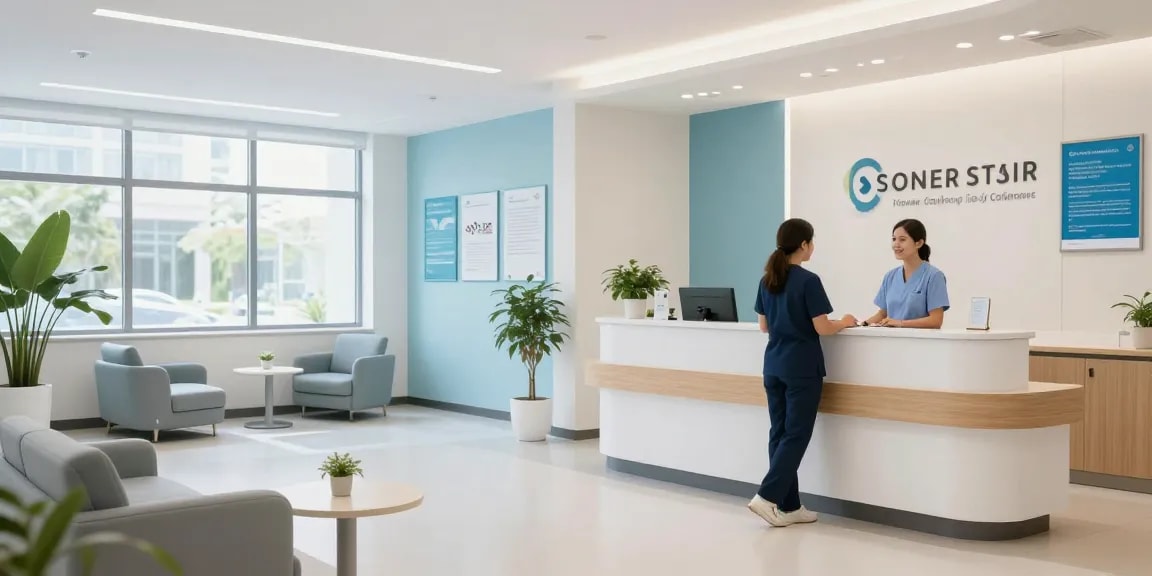Hair transplant Istanbul - compassionate doctor consultation in a health clinic.