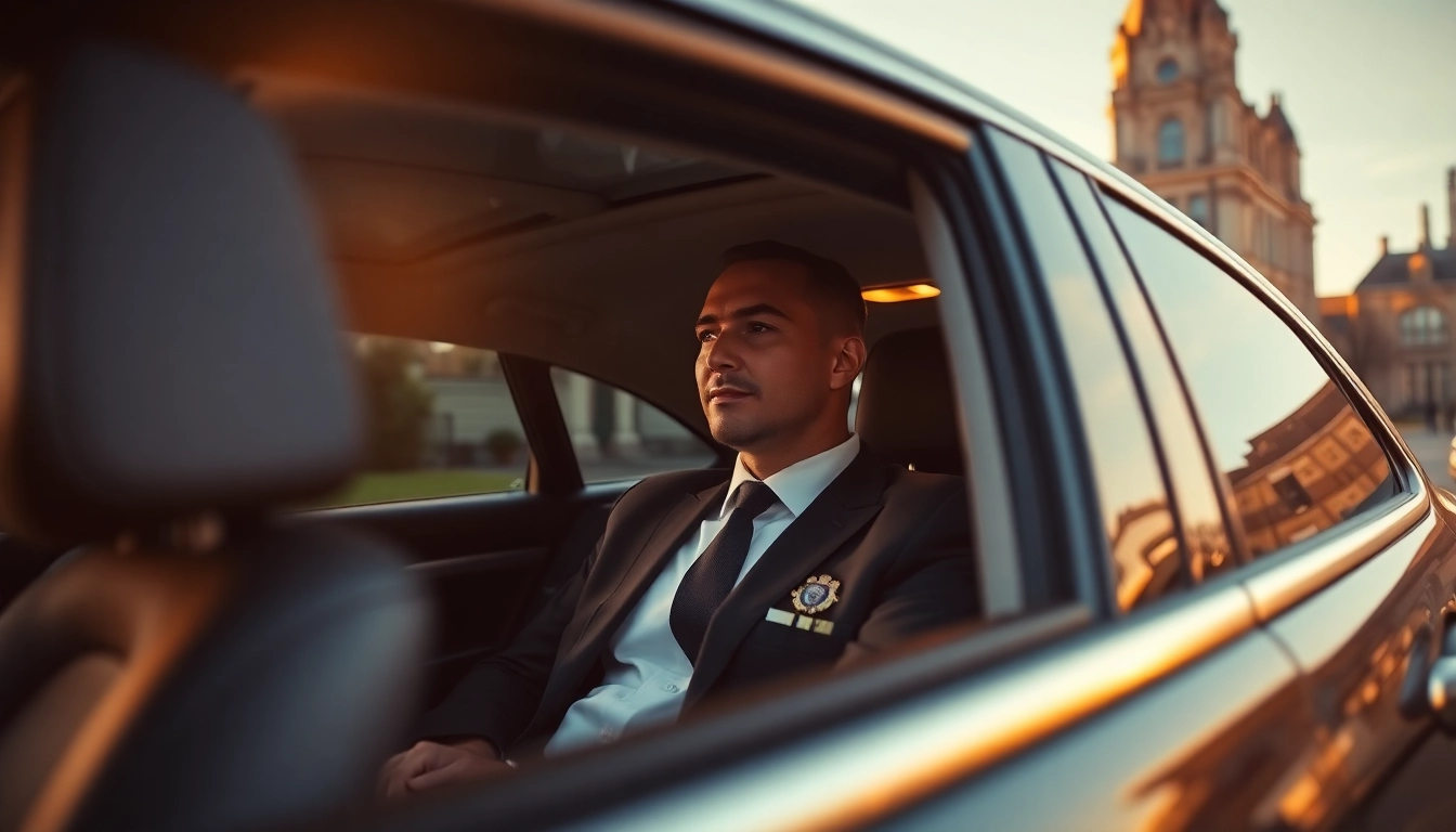 Experience Chauffeur Hire Nottingham with a professional driver beside luxury vehicle.