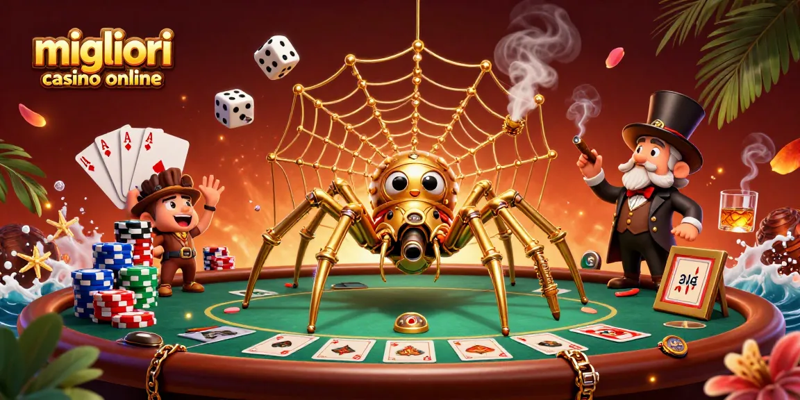 Scopri i migliori casino online attraverso un'avventura interattiva di gioco, con elementi di poker e animazioni coinvolgenti.