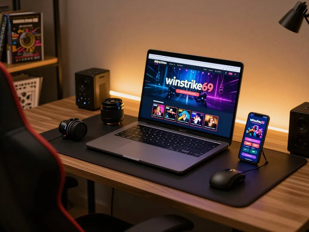 Experience thrilling gameplay with winstrike69 at an elegant online gaming setup