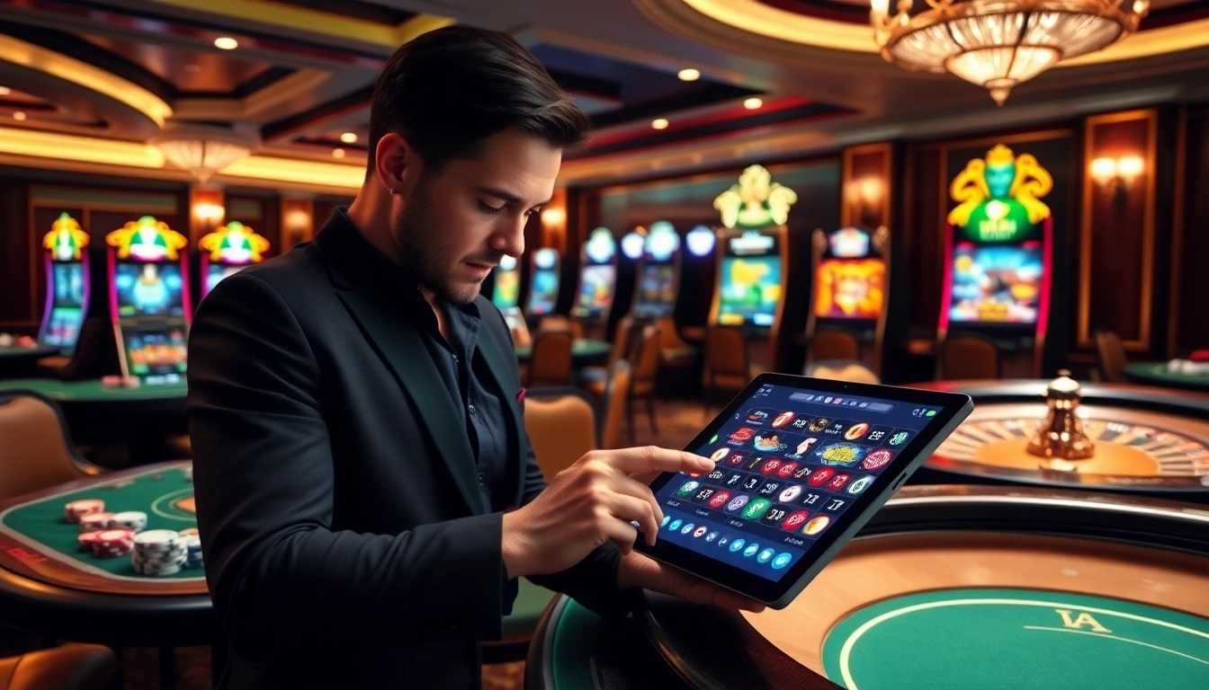 Experience thrilling gaming at Thabet College with vibrant casino tables and lively poker action.