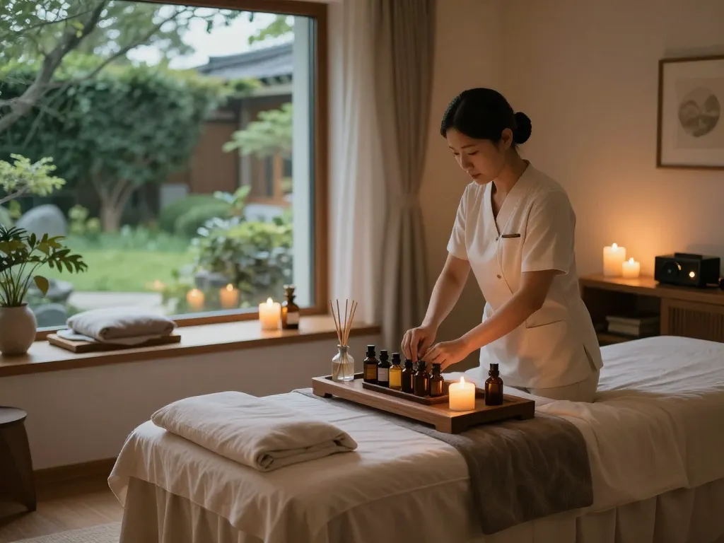Experience a calming 서울출장마사지 at home with a soothing atmosphere and professional therapist.