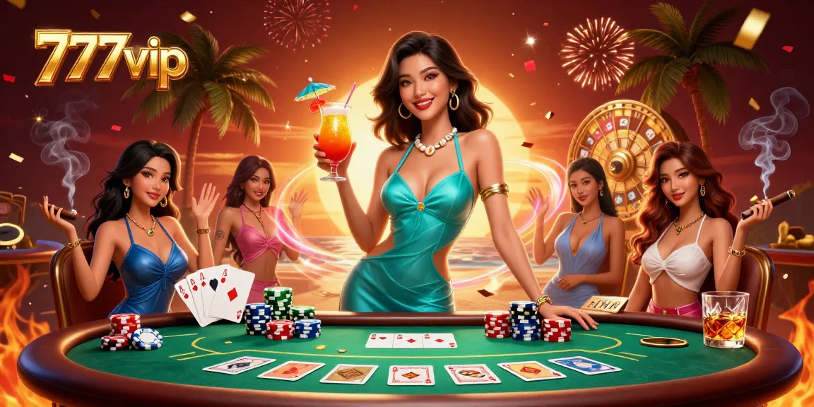 Play exciting games at 777vip with vibrant casino atmosphere and glamorous vibes.