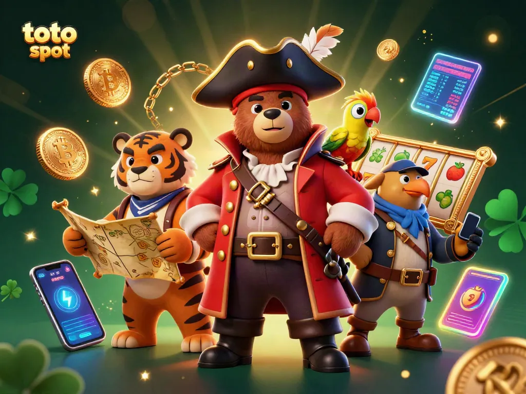 Rasakan keseruan permainan toto slot dengan gambar karakter kartun 3D di kasino.