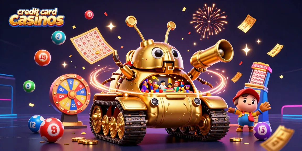 Experience thrilling gameplay at credit card casinos with vibrant games and festive atmosphere.