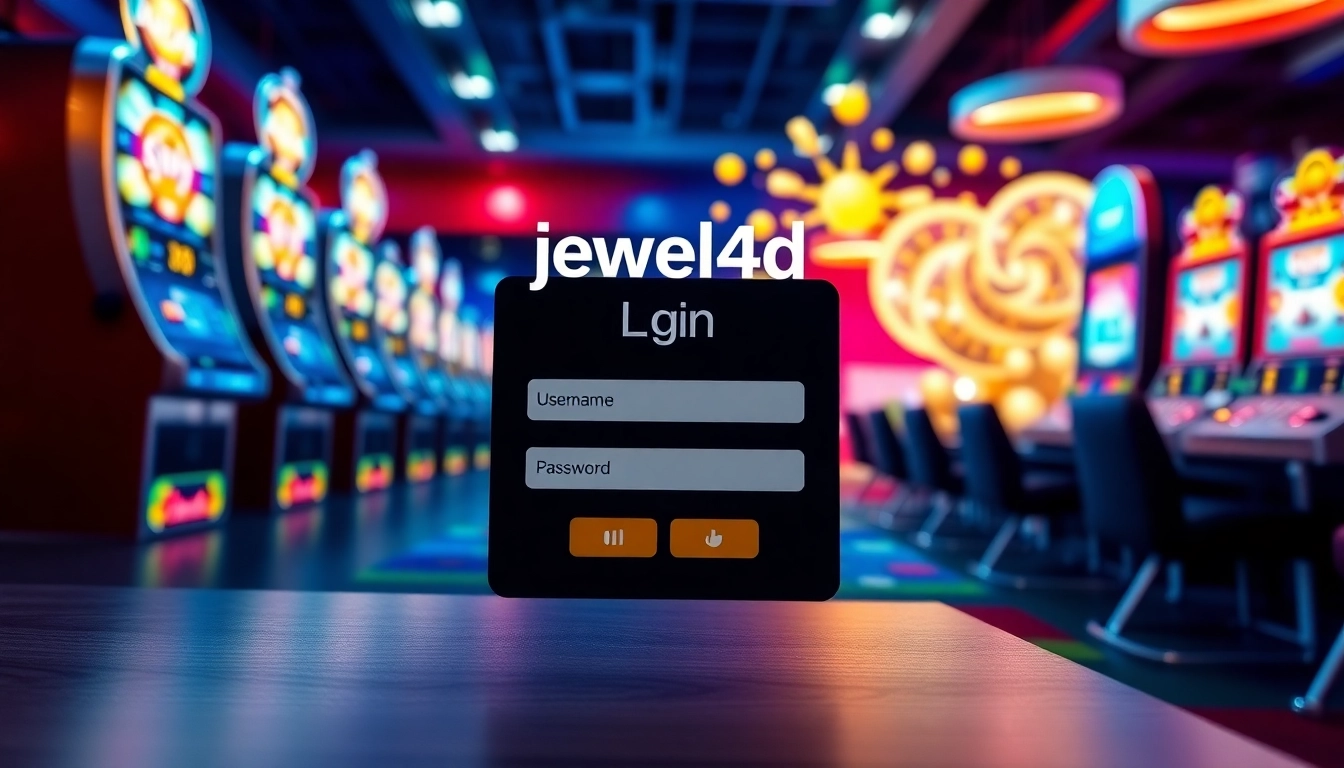 Login ke jewel4d dengan antarmuka menarik dan mudah digunakan