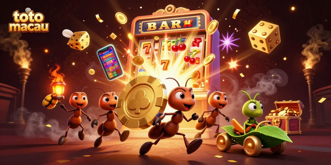 Menangkan toto macau dengan strategi jitu sambil menyaksikan tim semut beraksi dalam ilustrasi 3D yang menakjubkan.