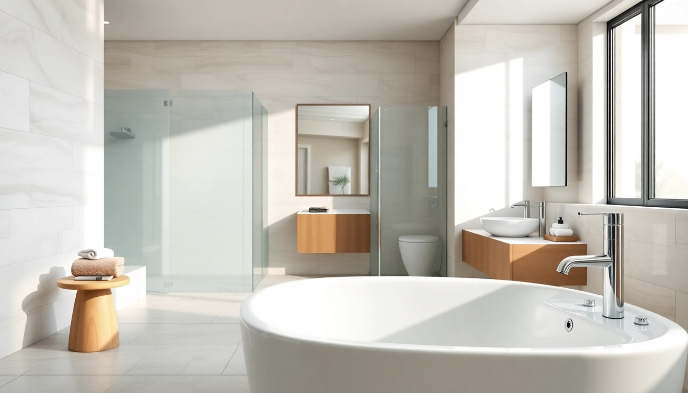 Die Sanitärlösungen von sonni sanitär GmbH in einem modernen Badezimmer mit eleganten Armaturen und stilvollen Designs.