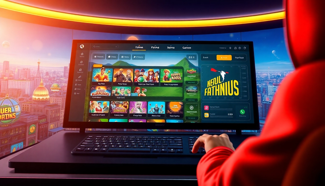 Mengakses jentoto login melalui antarmuka permainan online yang menarik dan energik.