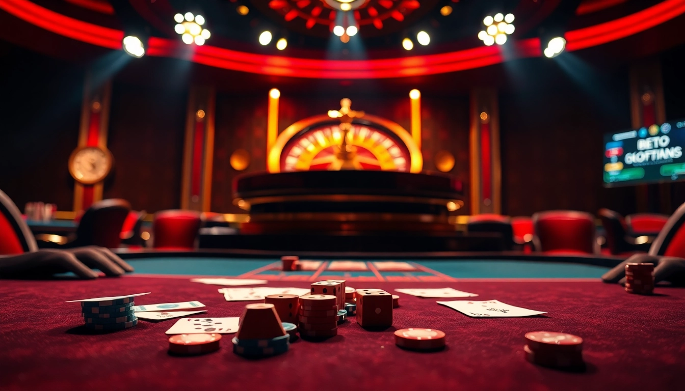 Experience thrilling gameplay at https://kkwin68.info/ with vibrant casino visuals featuring cards and roulette.