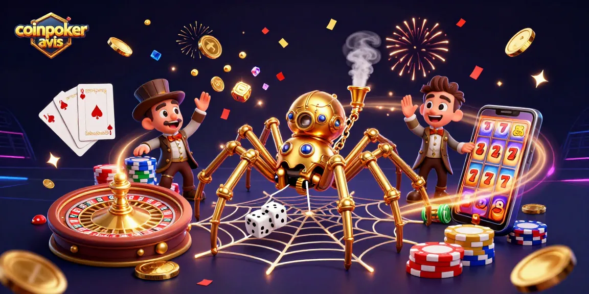 CoinPoker avis : Jouez à des jeux de casino crypto, découvrez une ambiance dynamique avec des éléments luxueux.