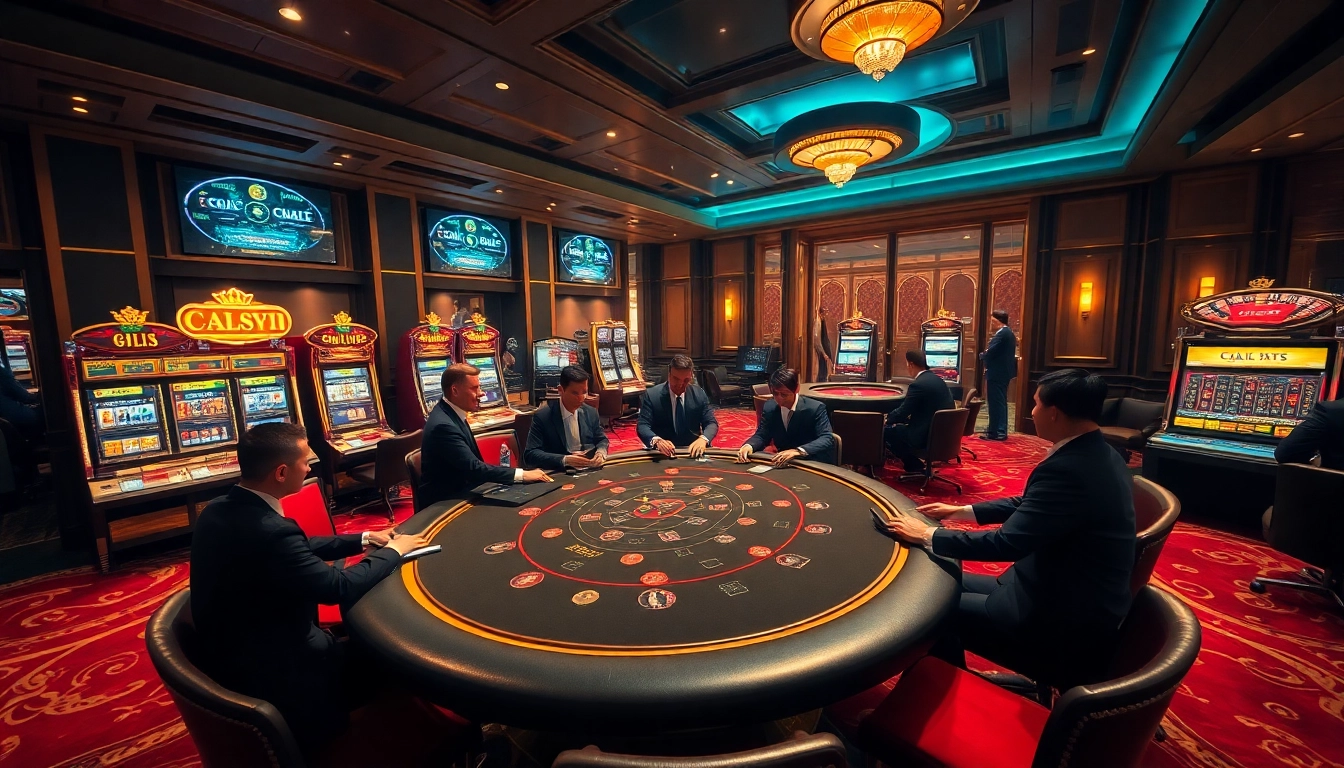 S88VIP players enjoy high-stakes poker and exciting slots in a luxurious casino setting.