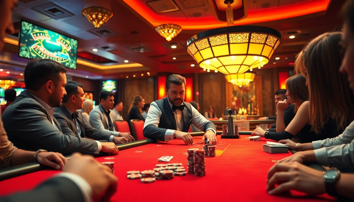 Login hoki 77 untuk bermain poker di kasino dengan dealer profesional dan pemain terlibat.