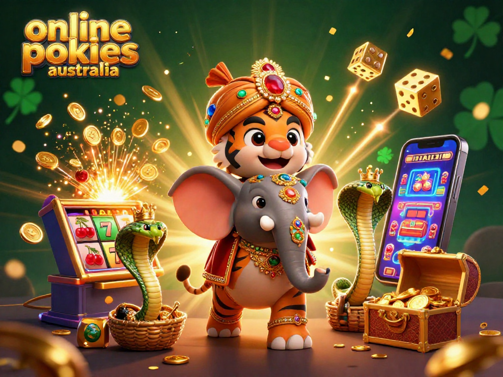 Experience the thrill of online pokies Australia with dynamic visuals and engaging symbols.