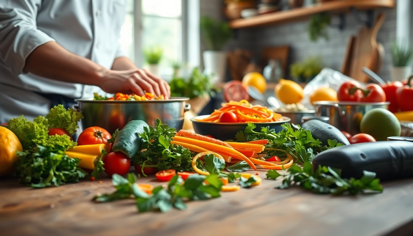Elevate your cooking experience with dishfacts through vibrant meal prep and fresh ingredients.