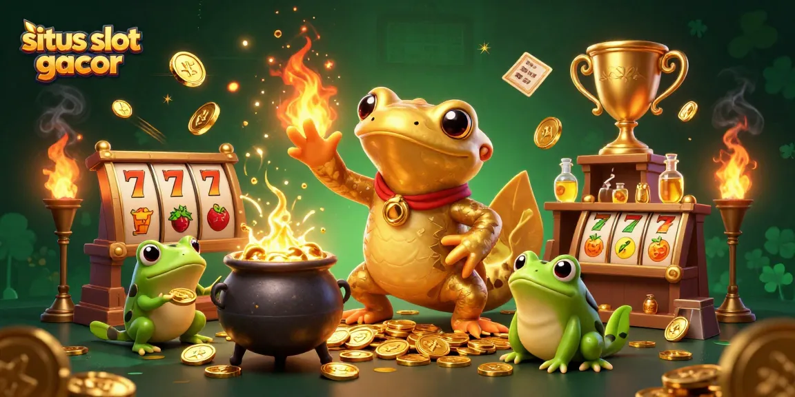 Menang besar di situs slot gacor dengan simbol keberuntungan dan karakter unik dalam dunia perjudian.
