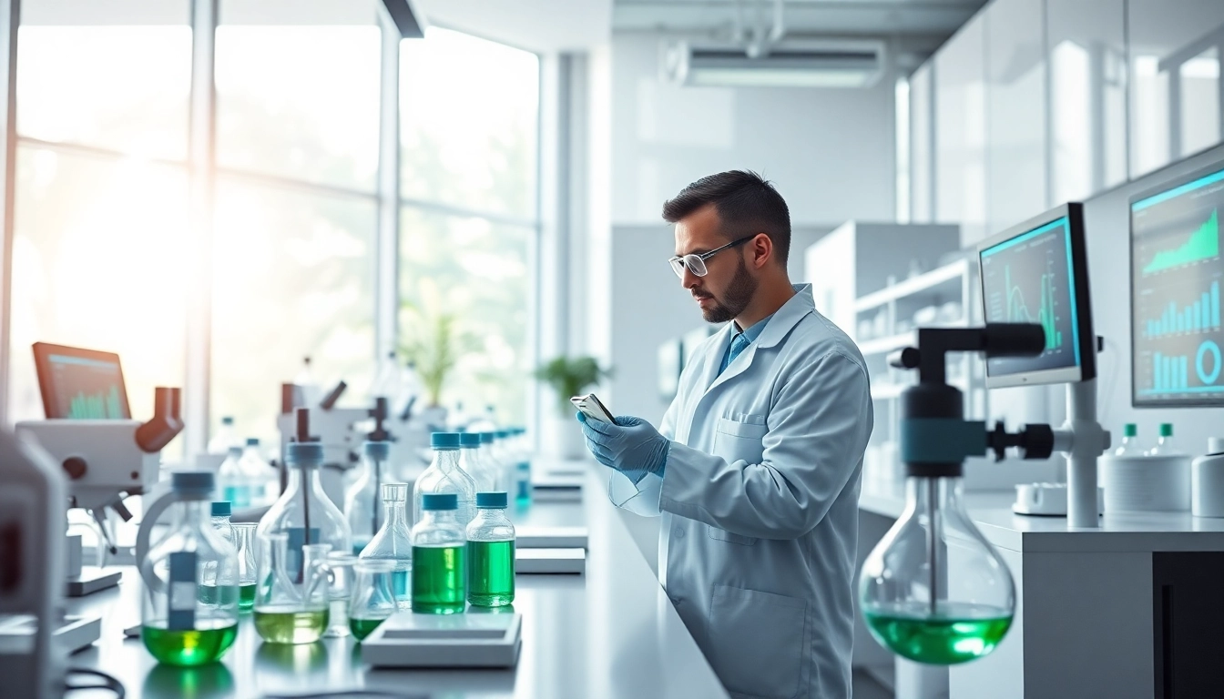 Research team exploring WIN55 cannabinoid effects in a modern lab.