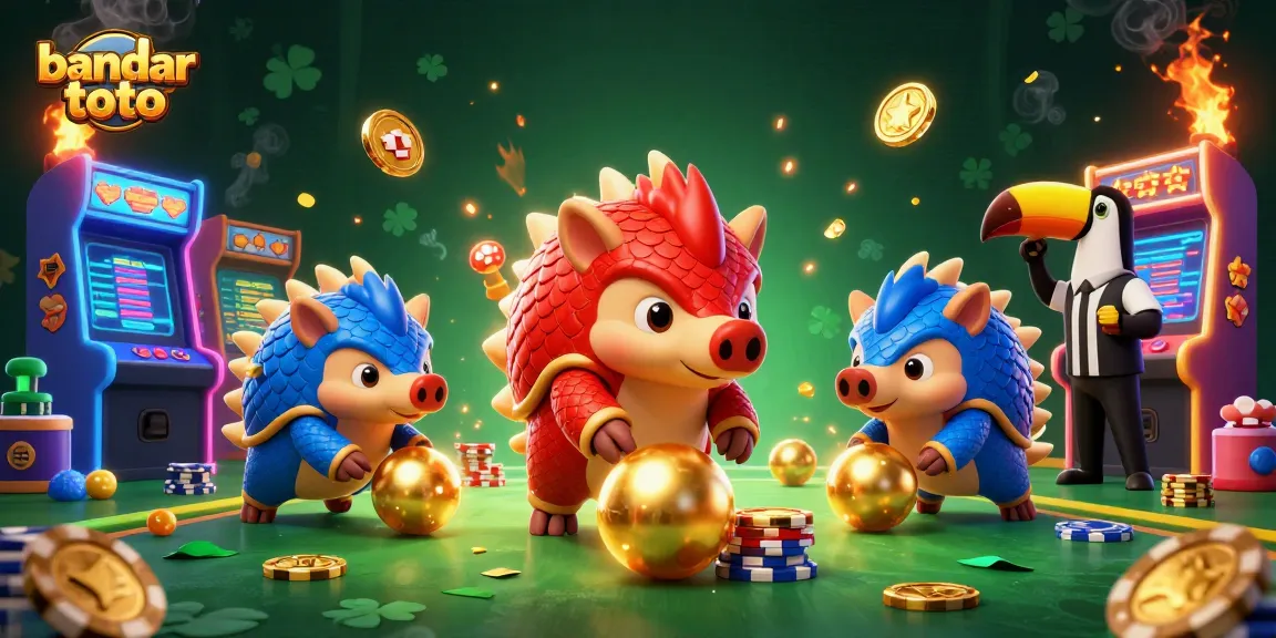 Experience thrilling action with bandar toto as rival pangolins compete in an immersive casino game.