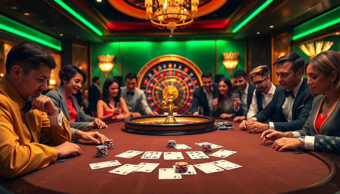 Here, players are enjoying an electrifying casino atmosphere with poker games highlighting the excitement of 여기여.