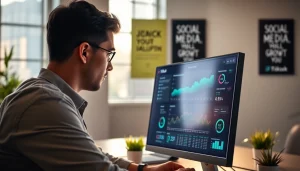 Boost your presence with insights on a TikTok SMM panel represented by a professional dashboard.
