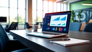 Engaging digital marketing workspace showcasing analytics at https://rr88sn.com/ for innovative strategies.