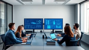 Managed IT Services Tampa professionals collaborating in a modern office setting