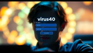 Masuk ke virus4d login dengan tampilan digital yang menarik dan pengguna terfokus.