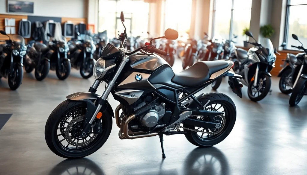 Gebrauchte Motorräder kaufen im modernen Motorradhändler mit vielen Auswahlmöglichkeiten.