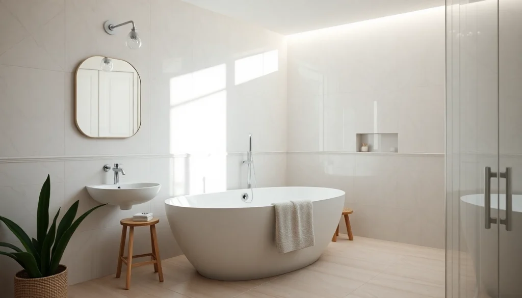 Реставрация ванн: процесс восстановления в современном интерьере с акрилом.