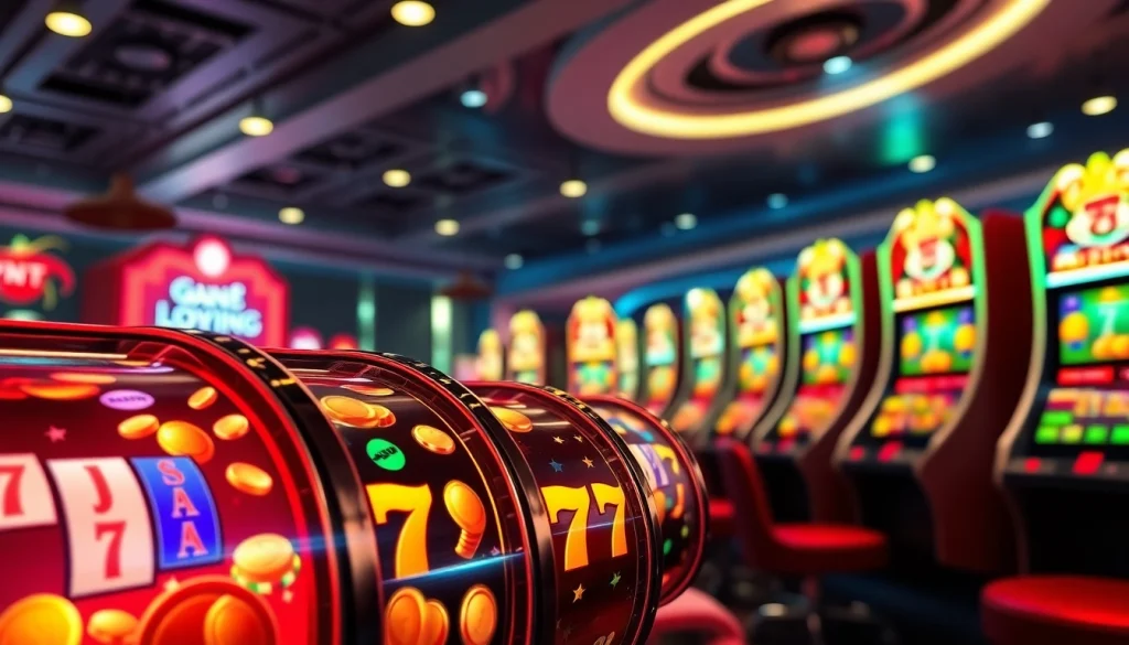 Menampilkan permainan slot bukti4d alternatif slot dengan simbol keberuntungan dan suasana energik.