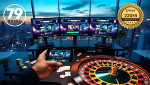 Interface da plataforma de apostas online 79king hn com aplicativo móvel