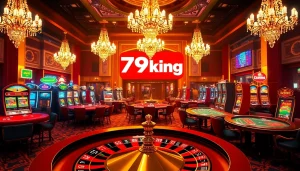 Experience the thrill of betting at 79king casino with players engaged in lively poker games.