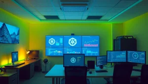 Kubernetes gestiona entornos escalables en un ambiente empresarial, destacando su flexibilidad y rendimiento.