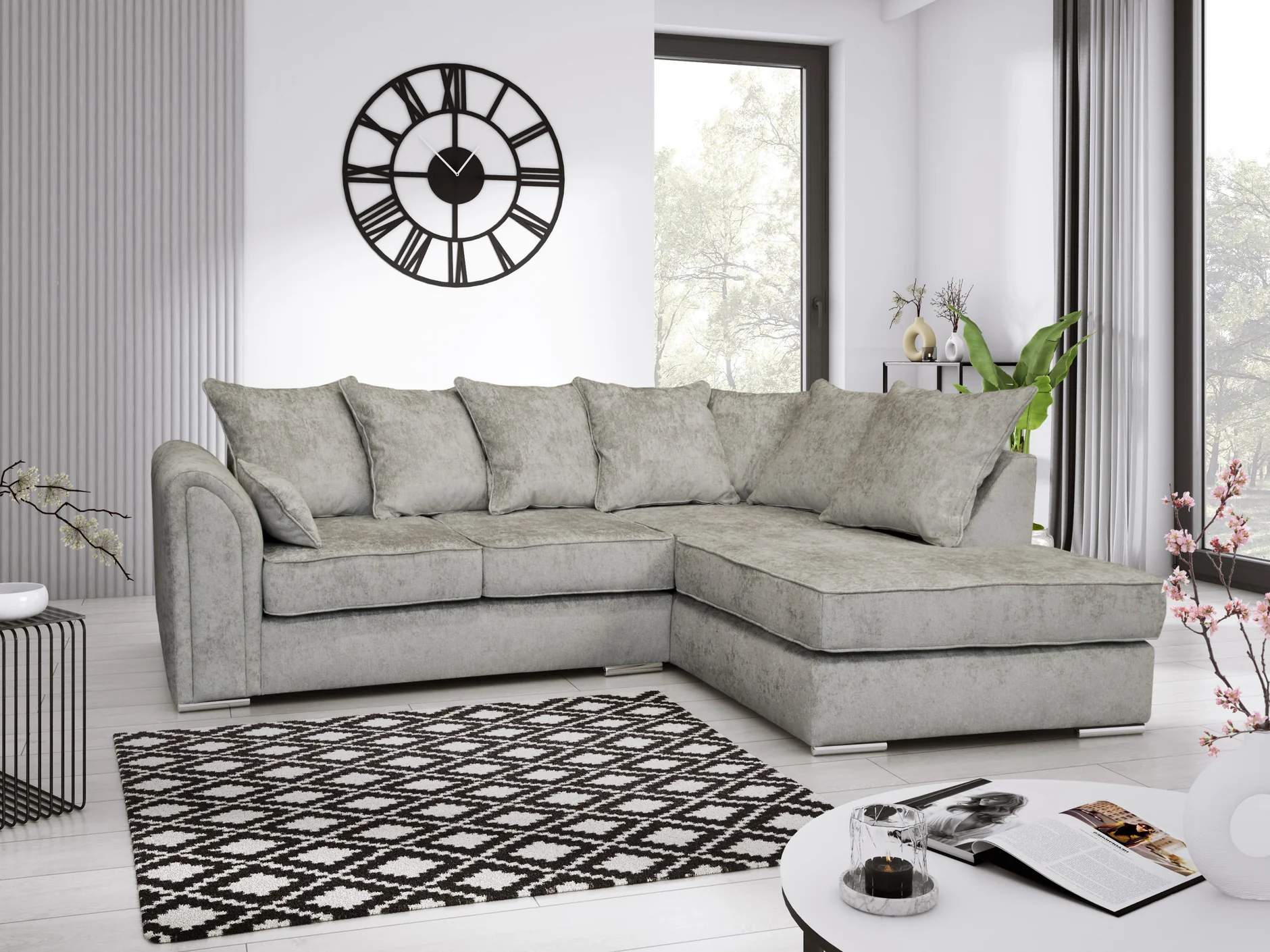 Corner Sofa Stylish Comfort – Perfect Living Room Piece by Msofas