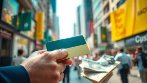 신용카드 현금화 현상금을 세는 과정에서의 손과 카드