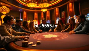 Experience high-stakes poker excitement with unique plays on https://bl-555.io/ while enjoying the luxury of top casinos.