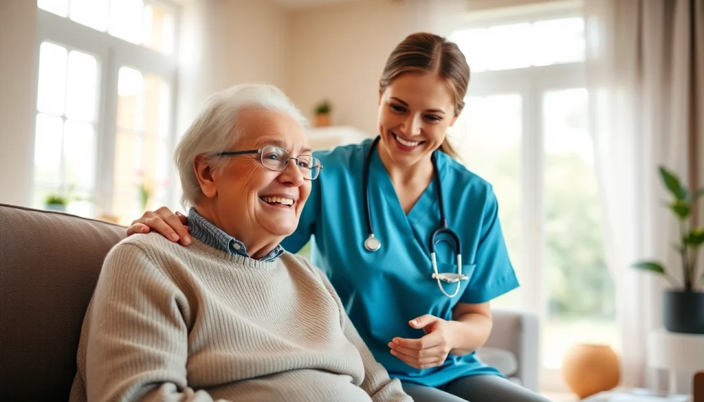 Senior caregivers Austin TX providing compassionate support in a warm home setting.