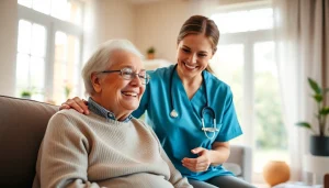 Senior caregivers Austin TX providing compassionate support in a warm home setting.