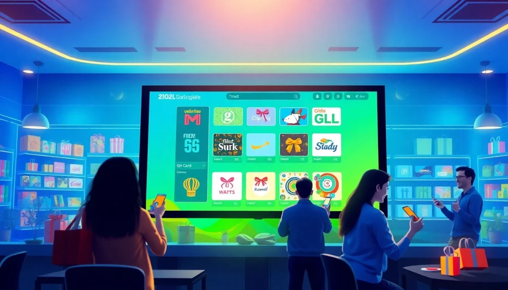 현대 디지털 마켓플레이스에서 다양한 기프트 카드와 결제 옵션을 선보이는 상품권소액결제