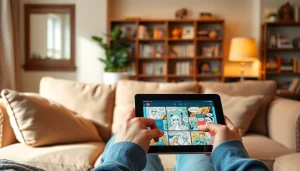 뉴토끼 웹툰을 즐기는 독자의 편안한 순간을 포착한 이미지