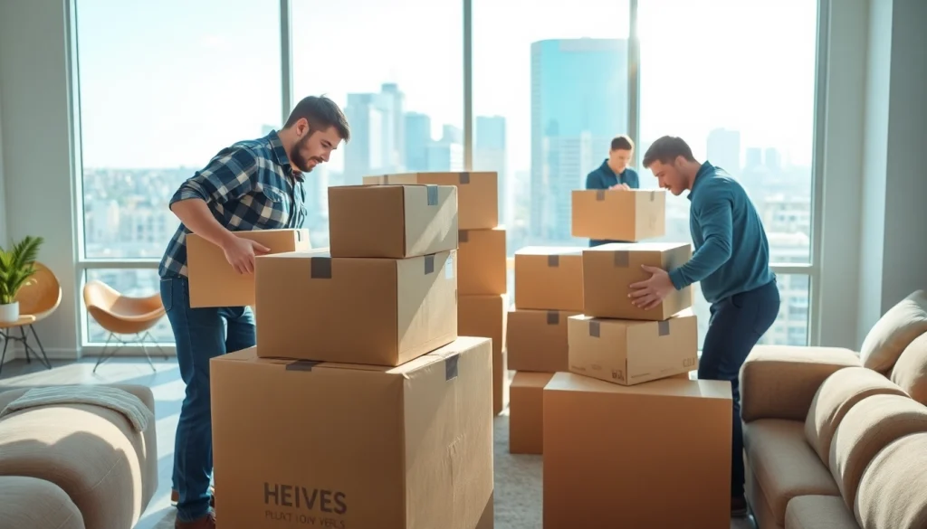 Long distance movers Calgary efficiently packing for a seamless relocation experience.