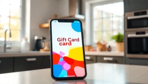 기프티콘을 통해 생일과 기념일을 축하하는 장면을 담은 실내 사진