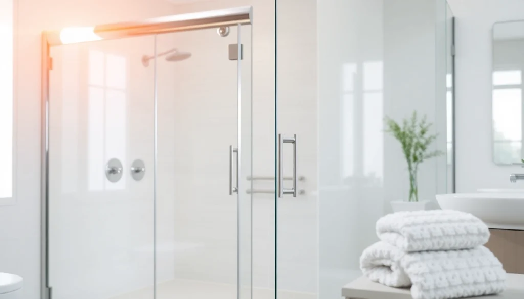Elegant shower doors uk in a modern bathroom showcase stunning transparency and sleek design.